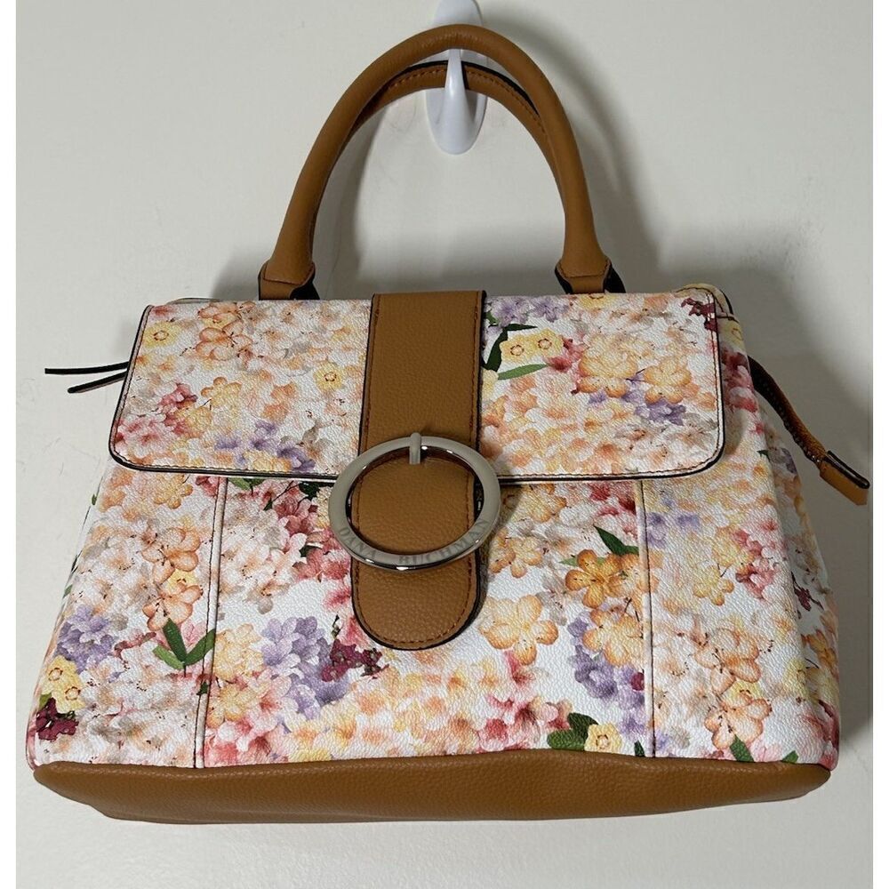 Dana Buchman Multicolor Pink Floral Tote Purse Handbag Style HDB01ST2